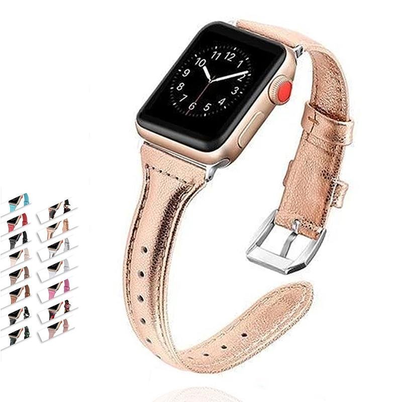 Squarecovers1-Recovered_c5265db7-3fb0-4368-90d3-ba4c5bea578c.jpg Metallic Vegan Leather Strap Series 7 6 5 4 Belt band Leather Bracelet - Image 1